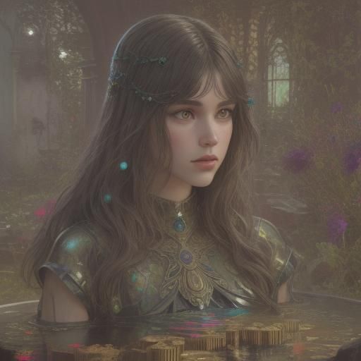 Psychedelic Surrealism: A Glamorous CGI Masterpiece