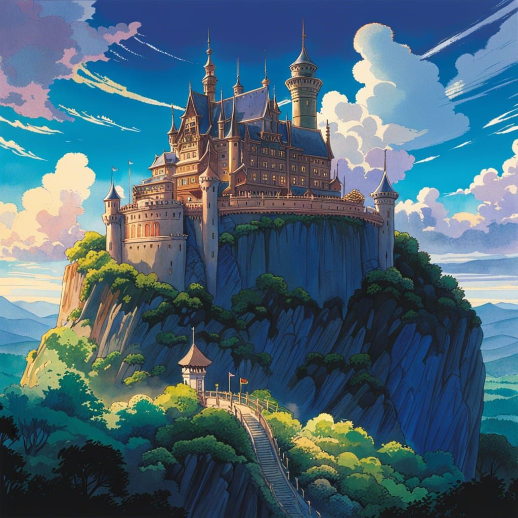 Castle in Top Hat: Studio Ghibli Anime