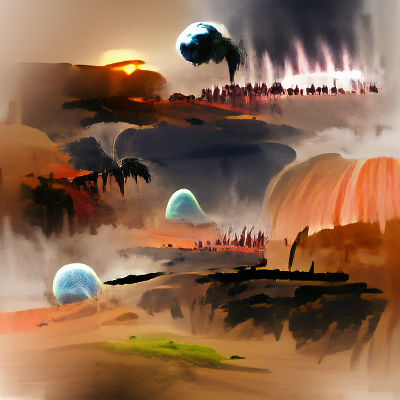 Atmospheric Theft: Planetary Concept Art