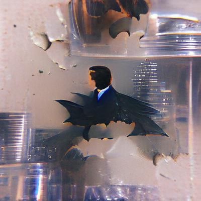 Minimalist Image of Bruce Wayne
