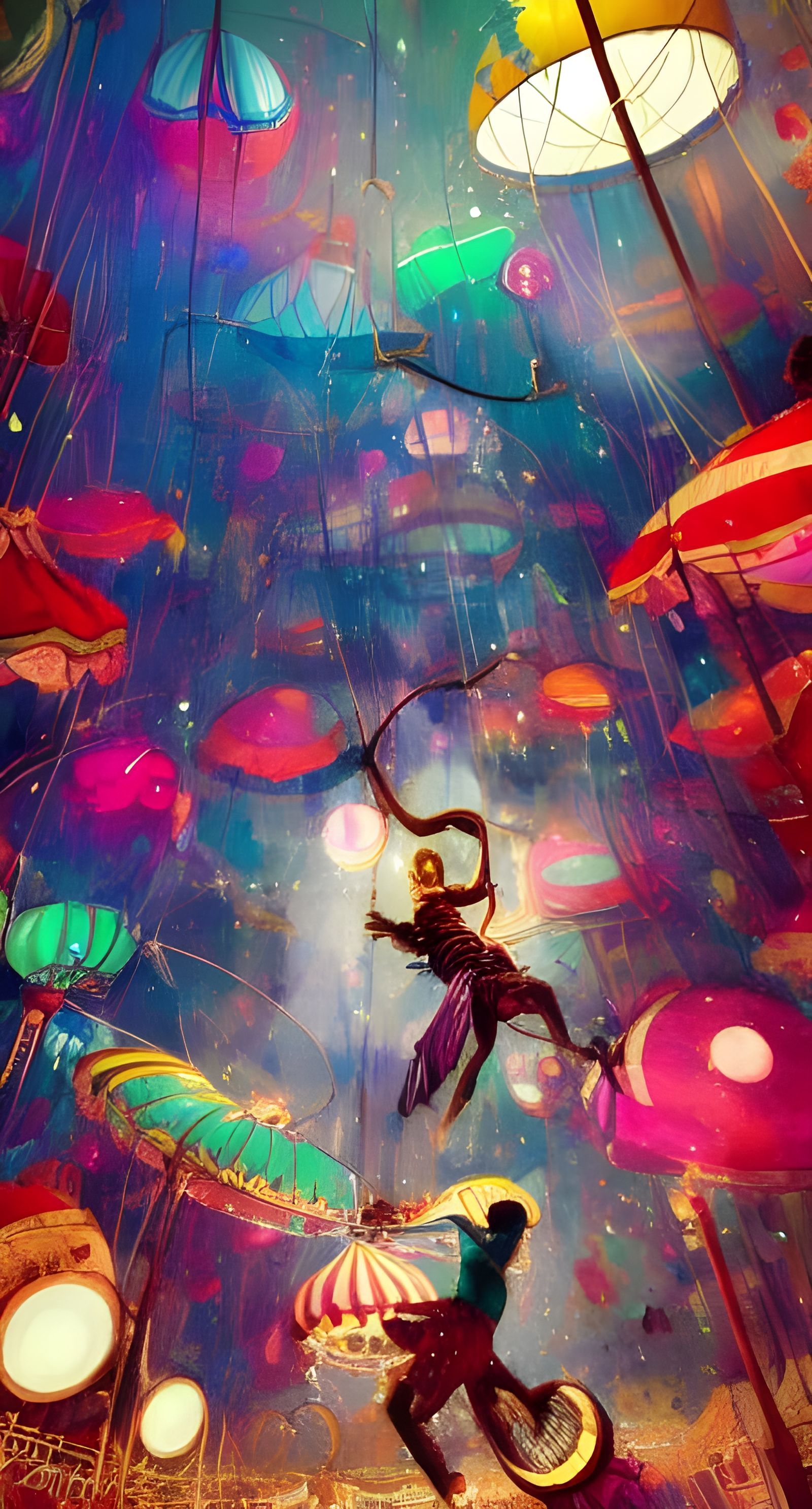 Epic Circus Performers at the Carnival