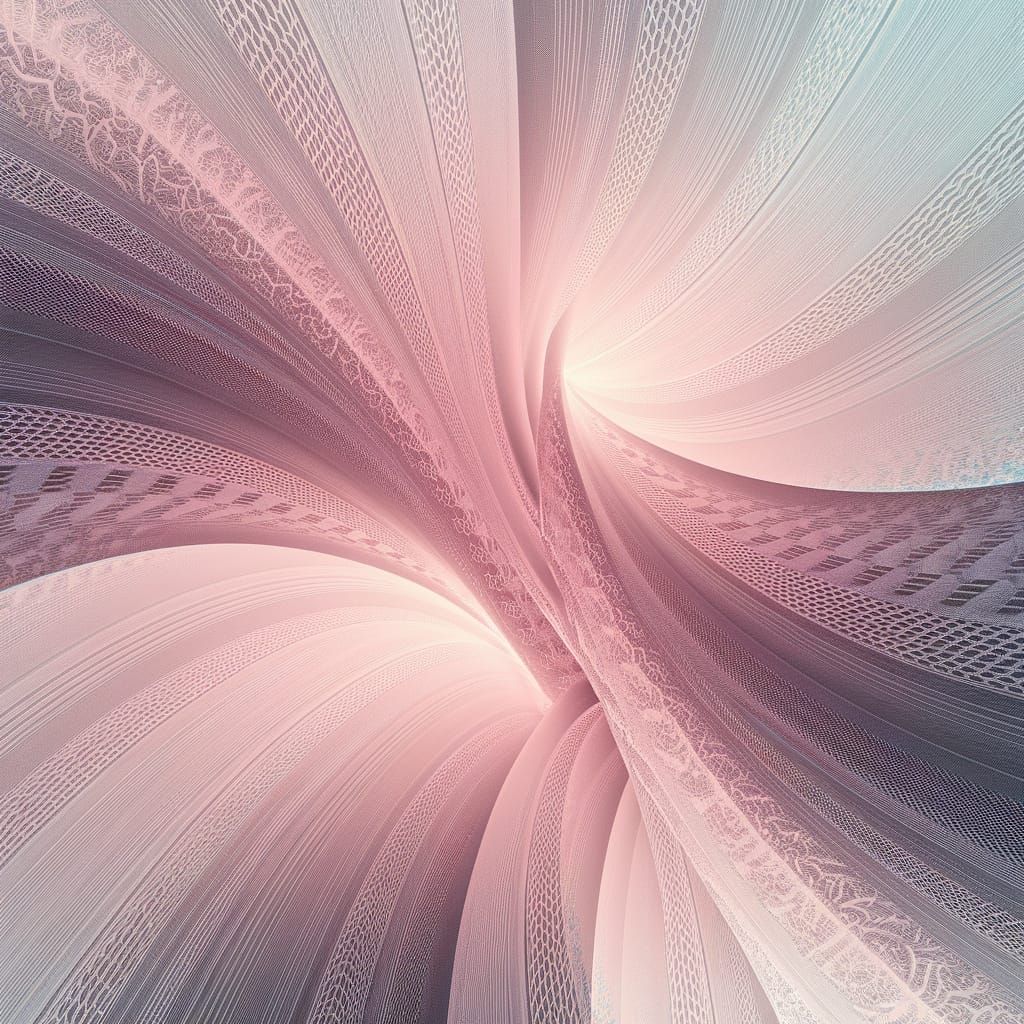 Dreamlike Fabric Universe with Swirling Patterns