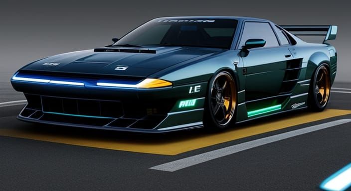 Futuristic JDM Imports on Cyber Carlot