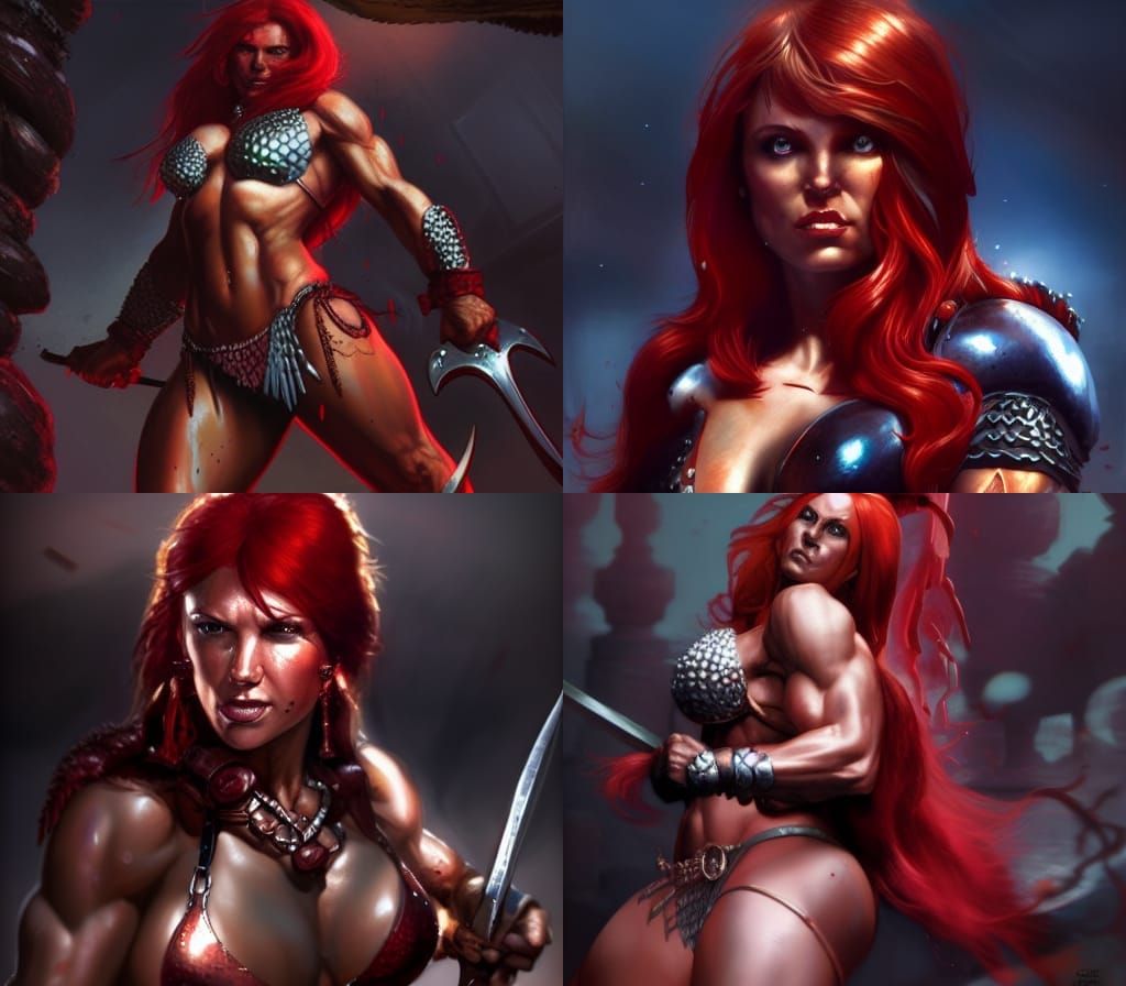 Red Sonja: Dark Fantasy Warrior Woman