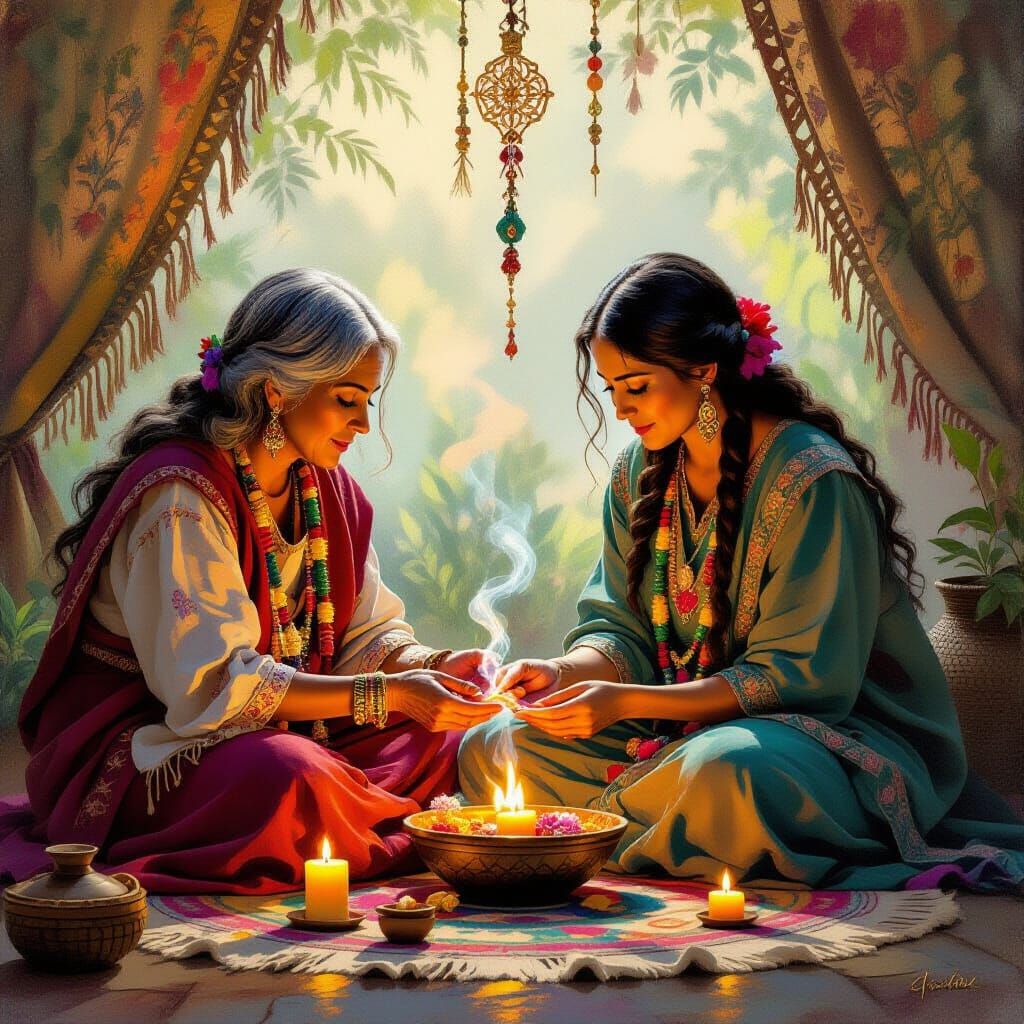 Spiritual Healing Ritual With Curanderas