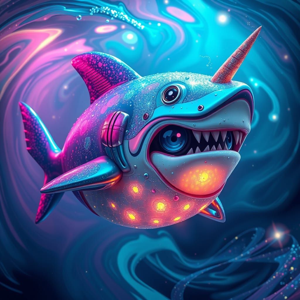 Glittery Sea-Hamster with Unicorn Powers: A Whimsical Transf...