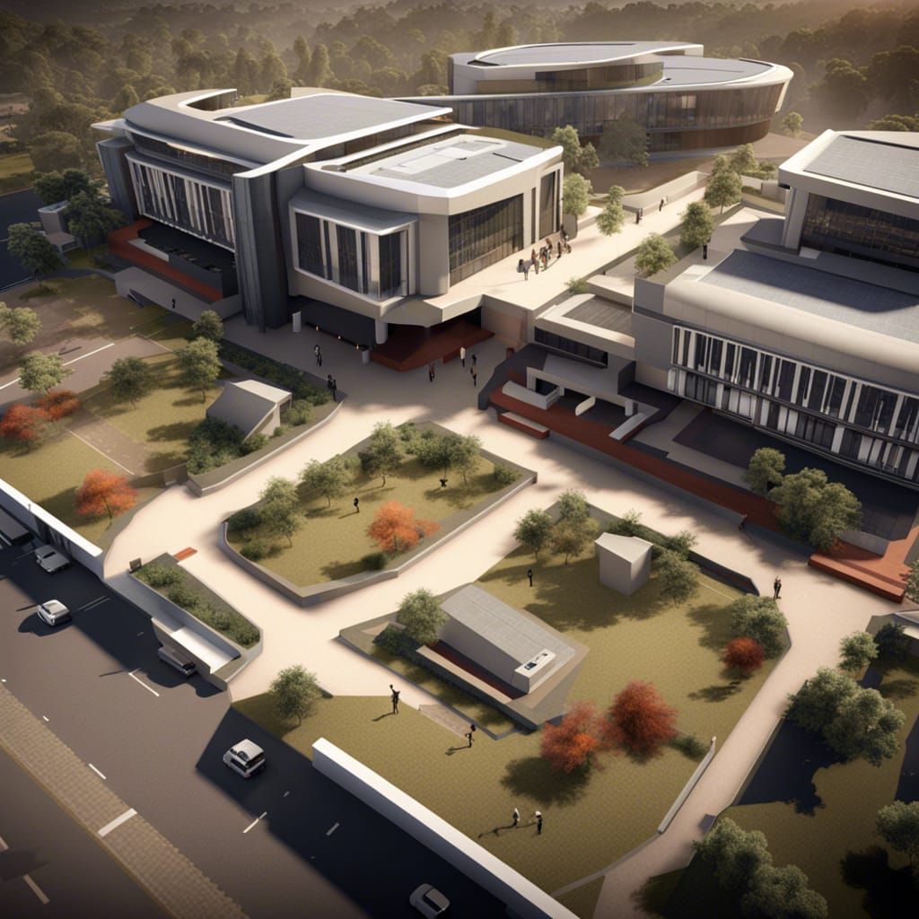 Kenyan-Themed Conference Center: 3D Game Cinematic Rendering