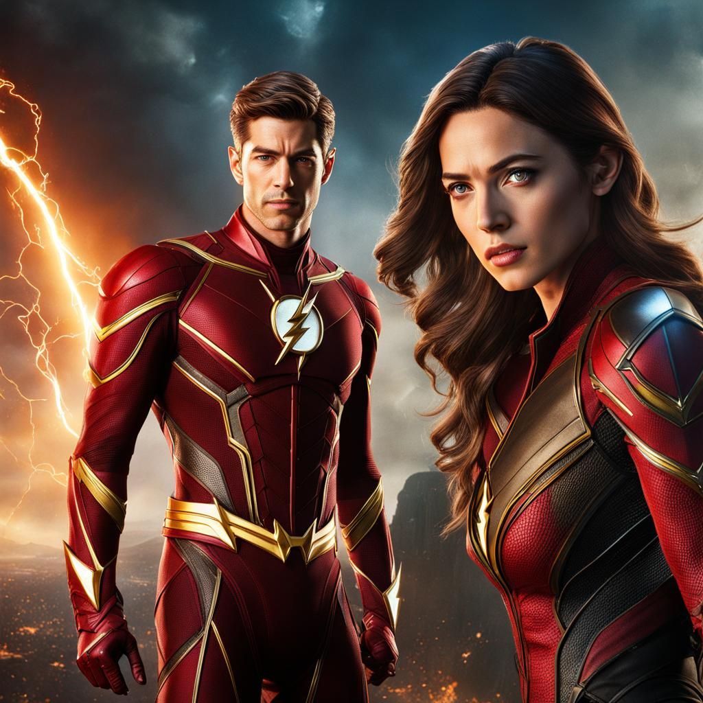 Flash and Rogue: Detailed Fantasy Concept Art