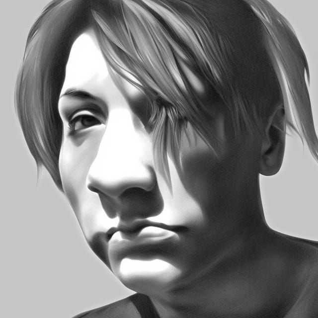 Image Converted to Detailed Line Art