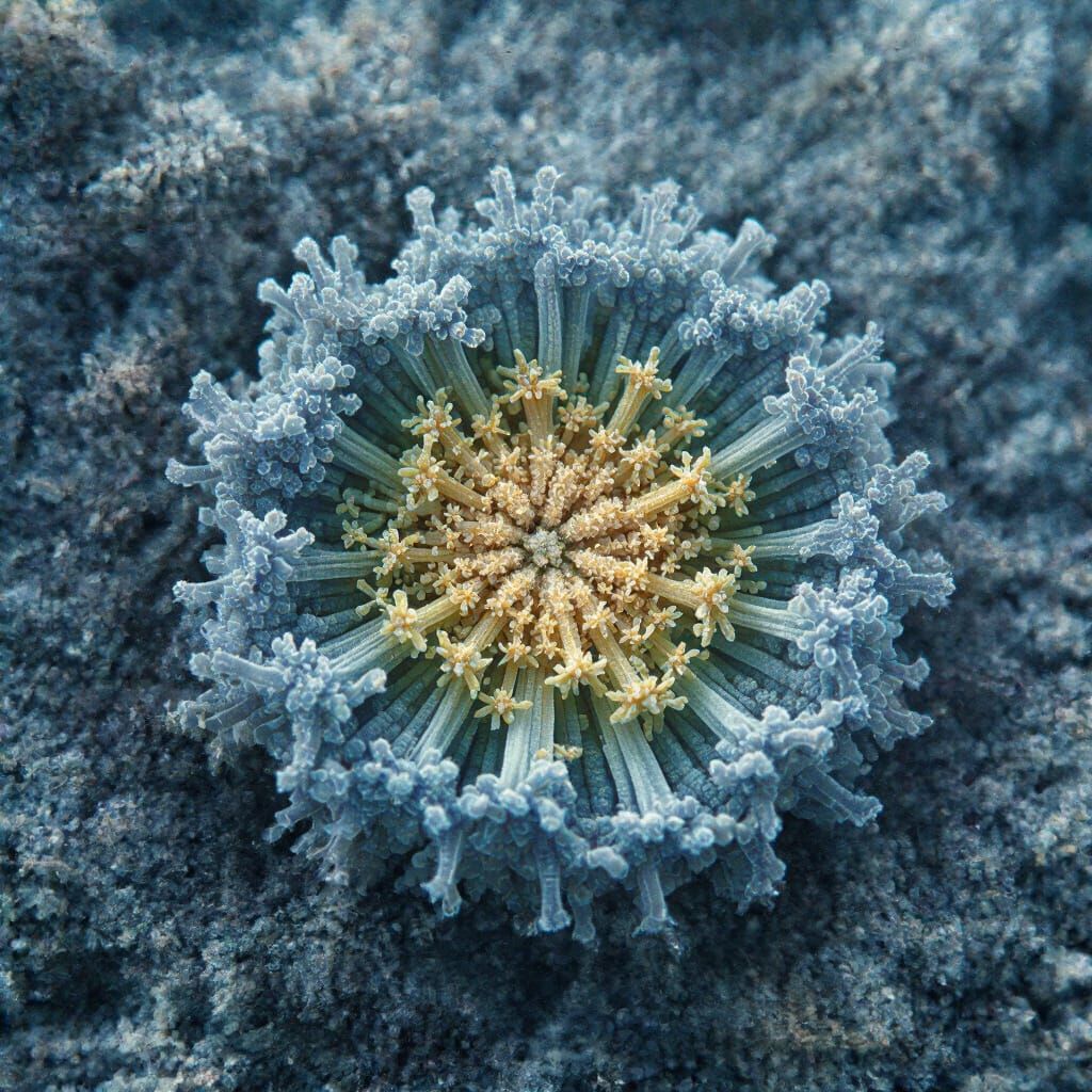 Magical Apple Character in Blue Cloak: 3D Render