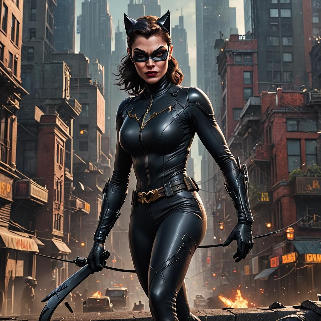 Catwoman Concept Art in 8k Resolution