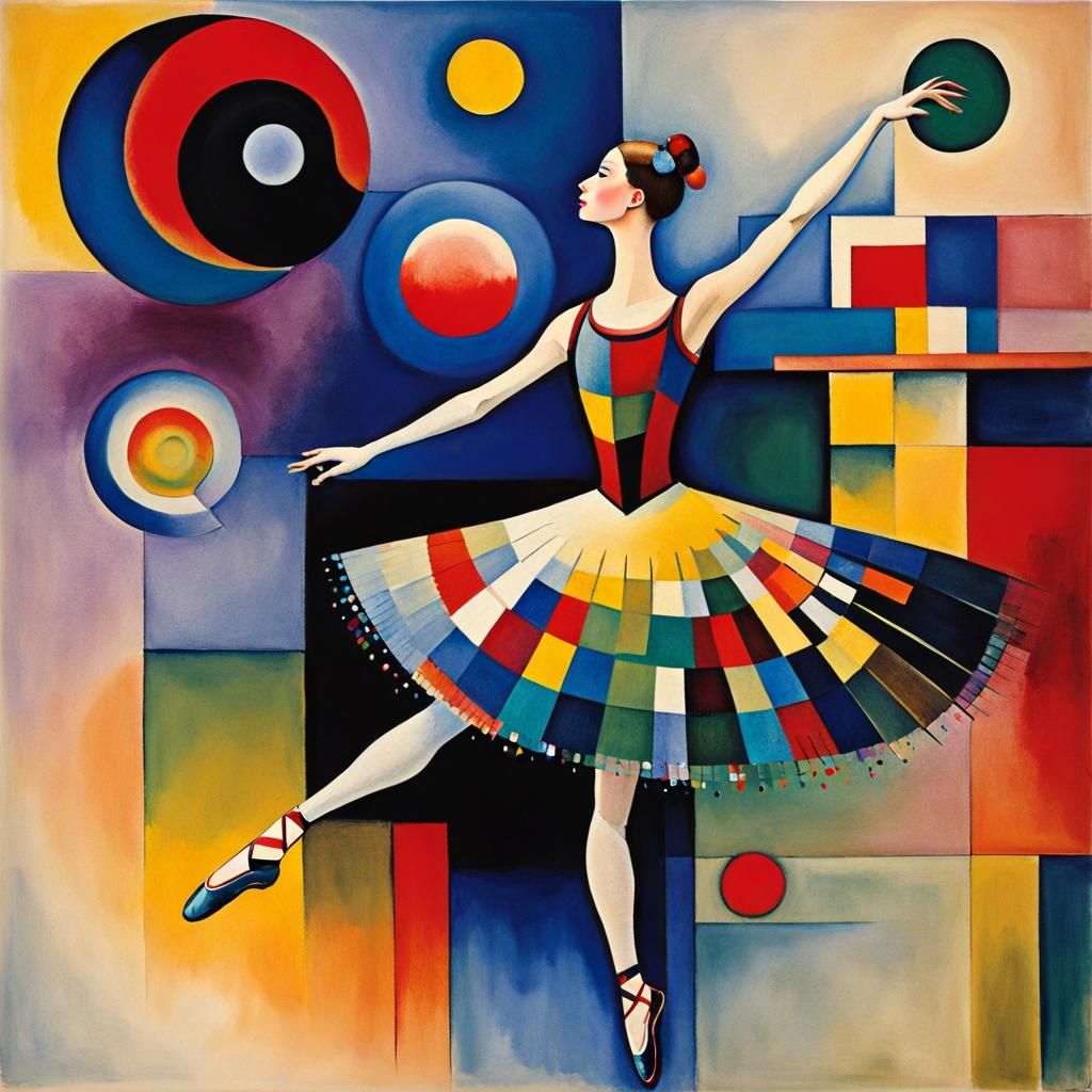 Kandinsky Drawings of Gret Palucca, Berlin 1926