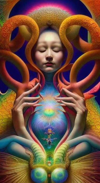 Surreal Transformation: A Digital Art Fashion Editorial