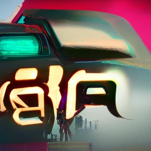 ABBA in Cyberpunk 2099 Neon Style