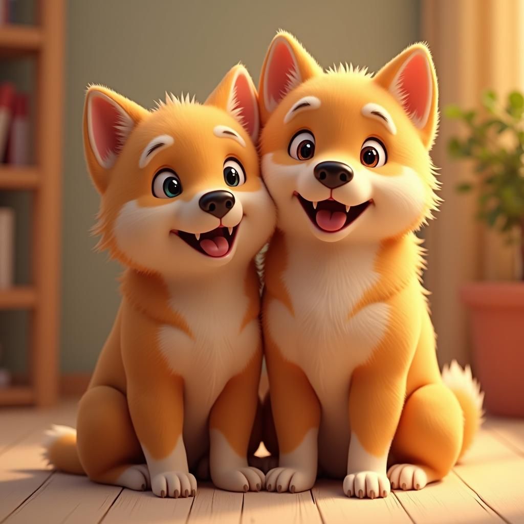 Dog and Owner Resemblance in Anime Style