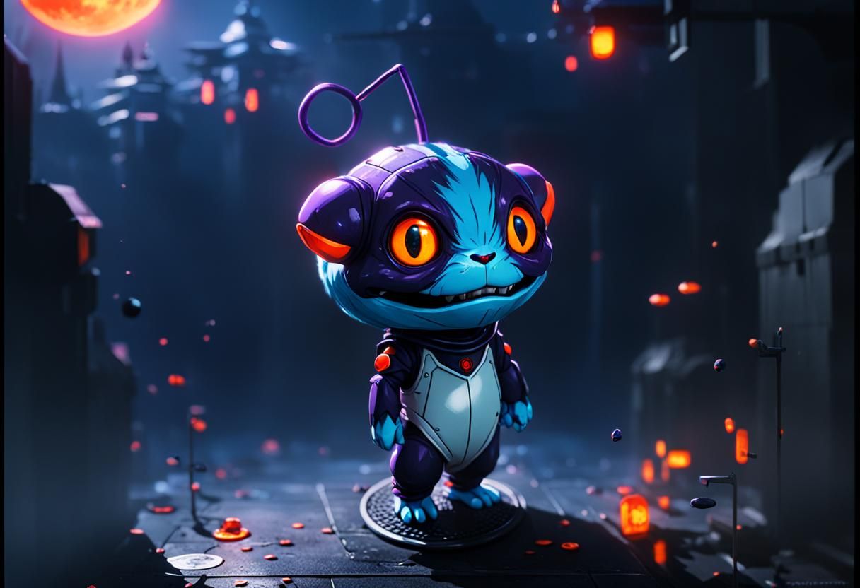 Reddit Snoo: Gremlin Cat