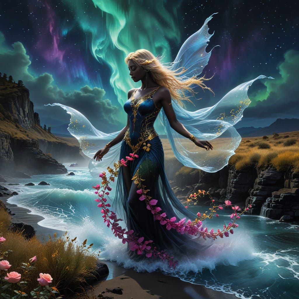 Oshibori Demoness with Northern Lights City