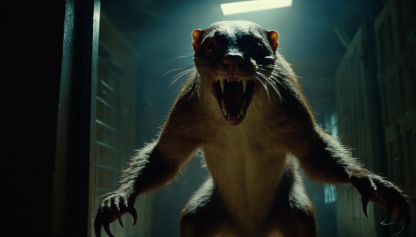 Giant Monster Emerges From Shadows in Horror Lab