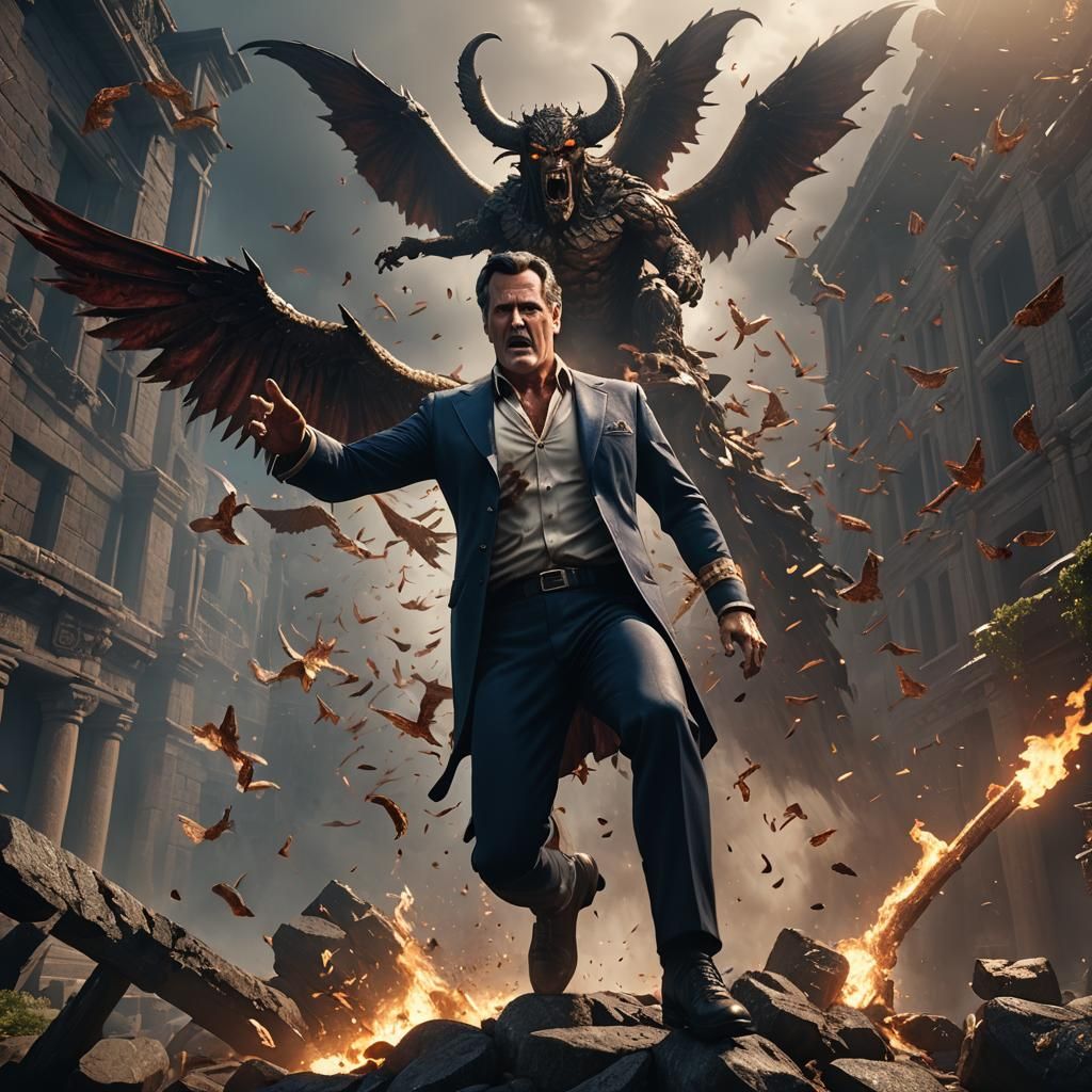 Bruce Campbell as Lucifer: 3D Game Cinematic