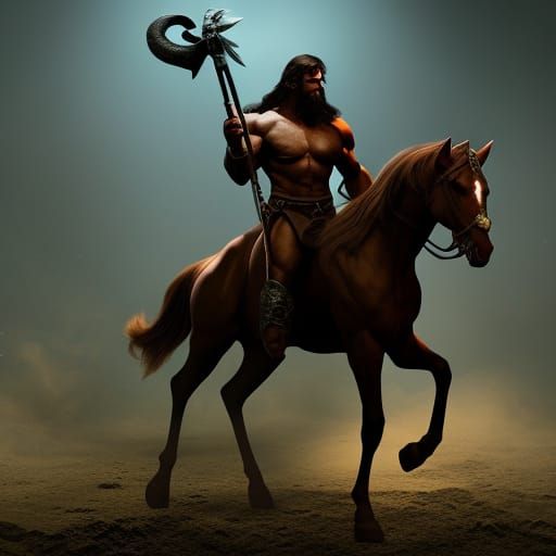 Dark Fantasy Centaur Wizard in 8K Resolution