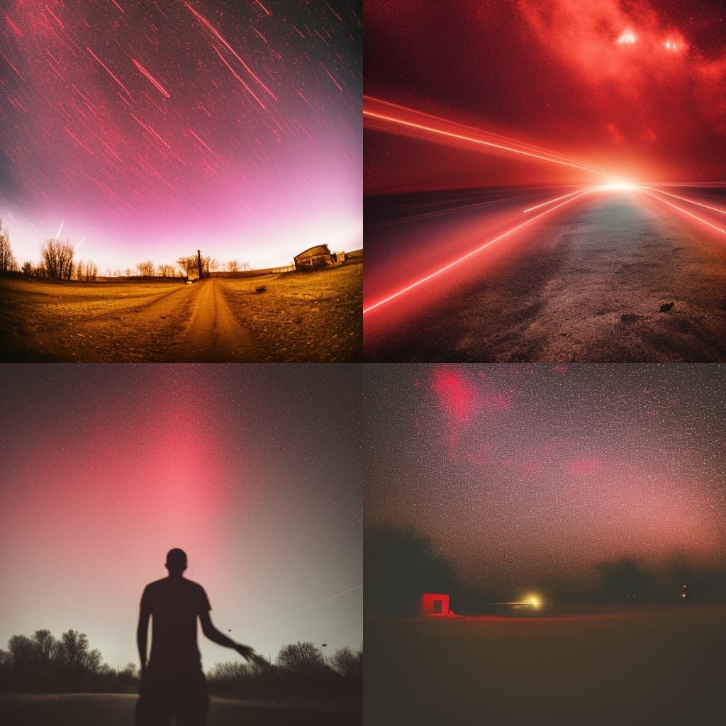 Red Meteor Destroys Earth: Professional Photography