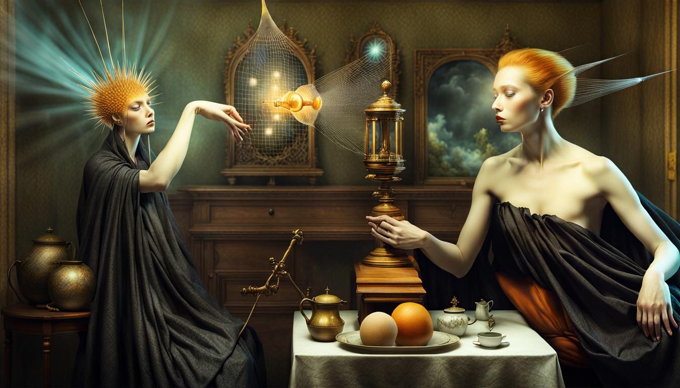 Magical Biological Surrealism in Photorealistic Style