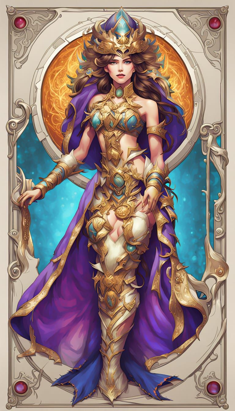 Mythological Female Figures in Dreamlike AI Art