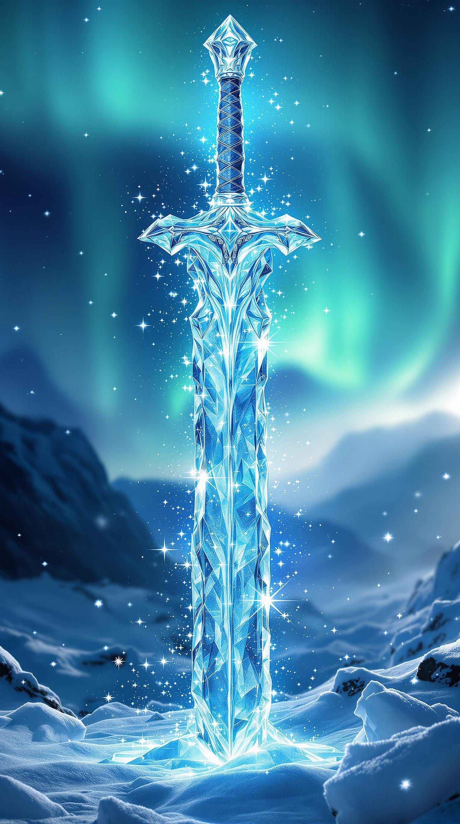 Ice sword aurora