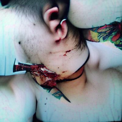 Violent Aftermath of a Shotgun Blast