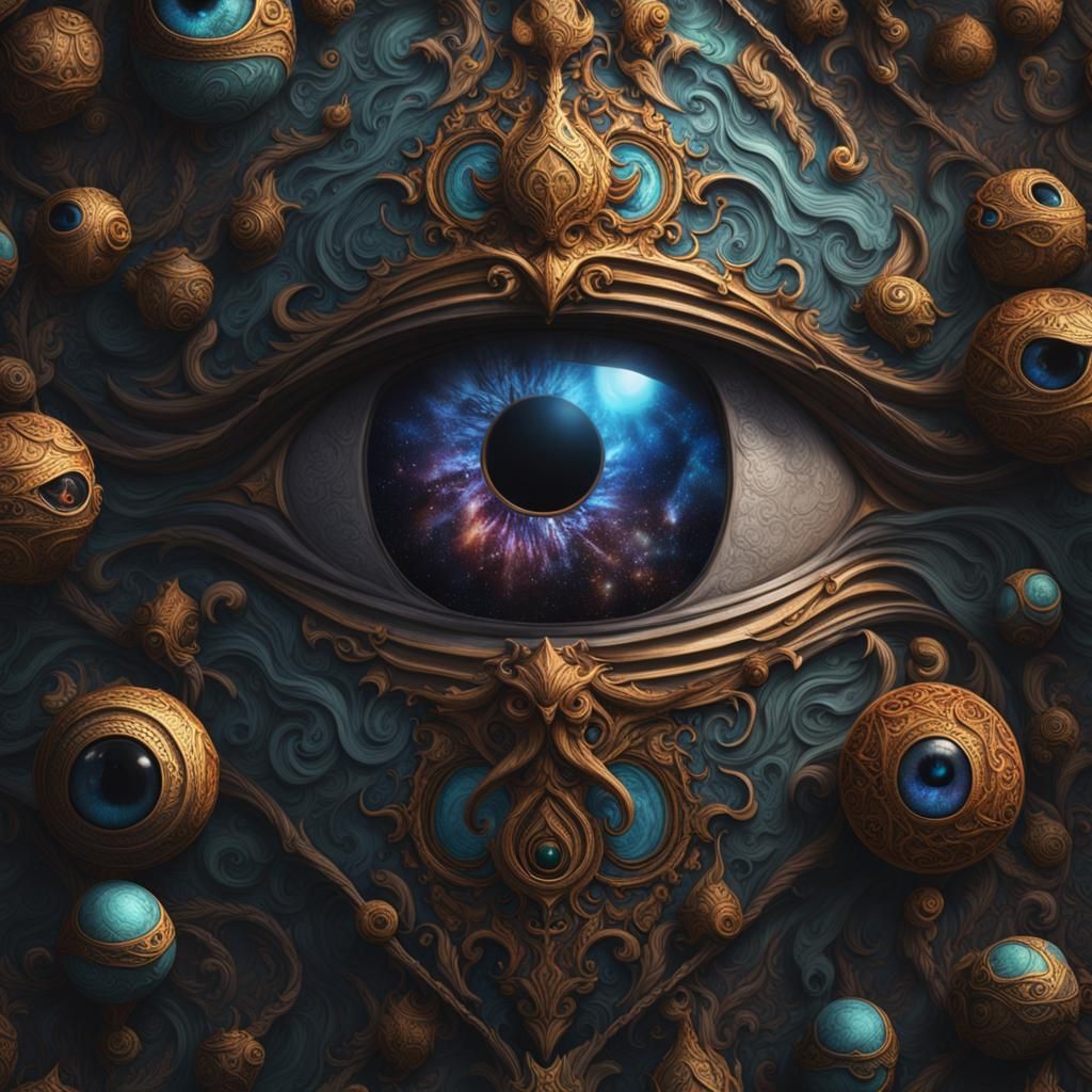 Detailed Fantasy Eyes in Deep Color