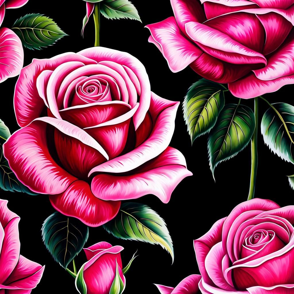 Pink roses