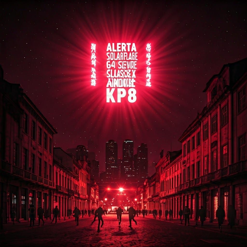 NOAA Alert (G4 severe)KP8 Geomagnetic Storm Impacts class X,...