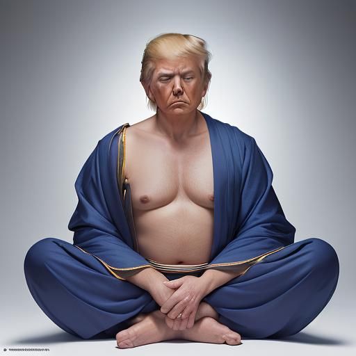 Donald Trump finds inner peace