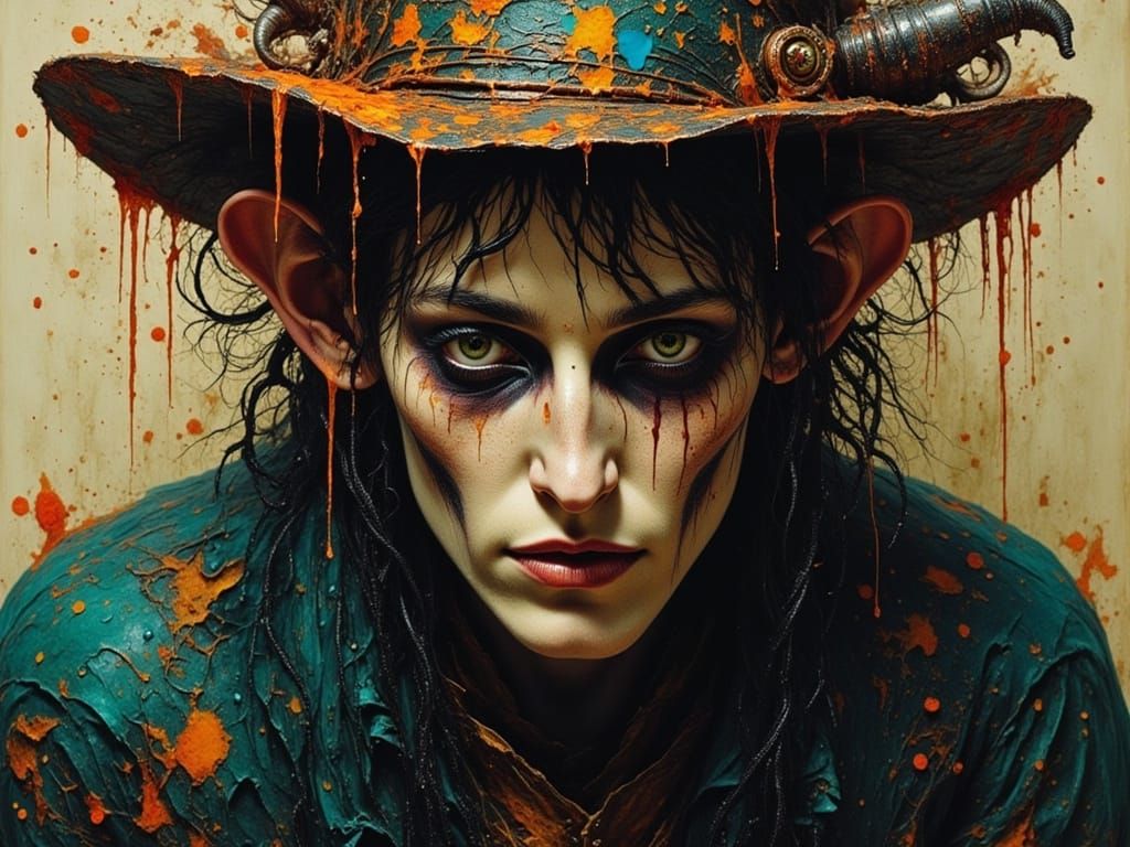 Madman Potter's Bizarre Art: Dynamic Lighting Portrait