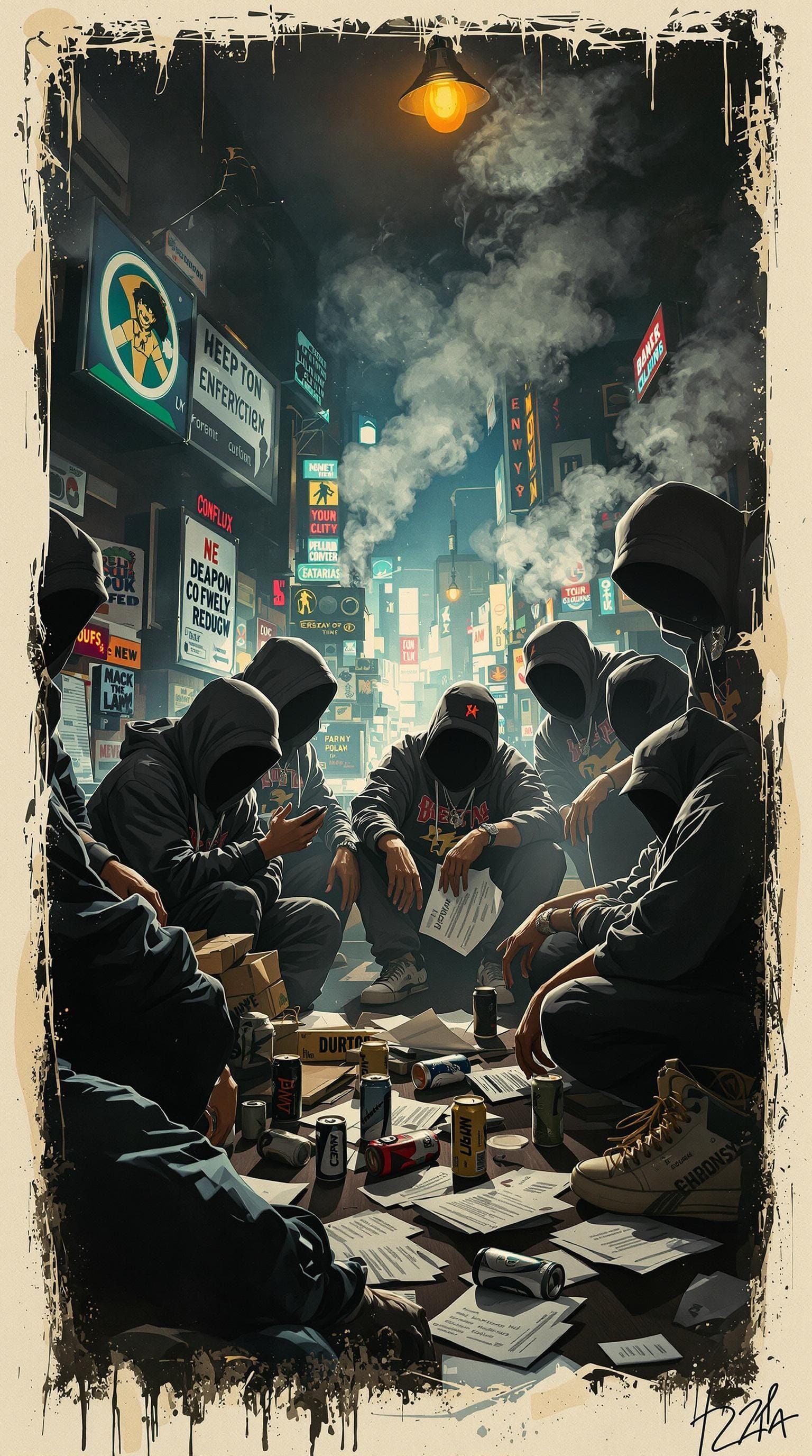 Urban Figures in Studio: Street Art Aesthetic