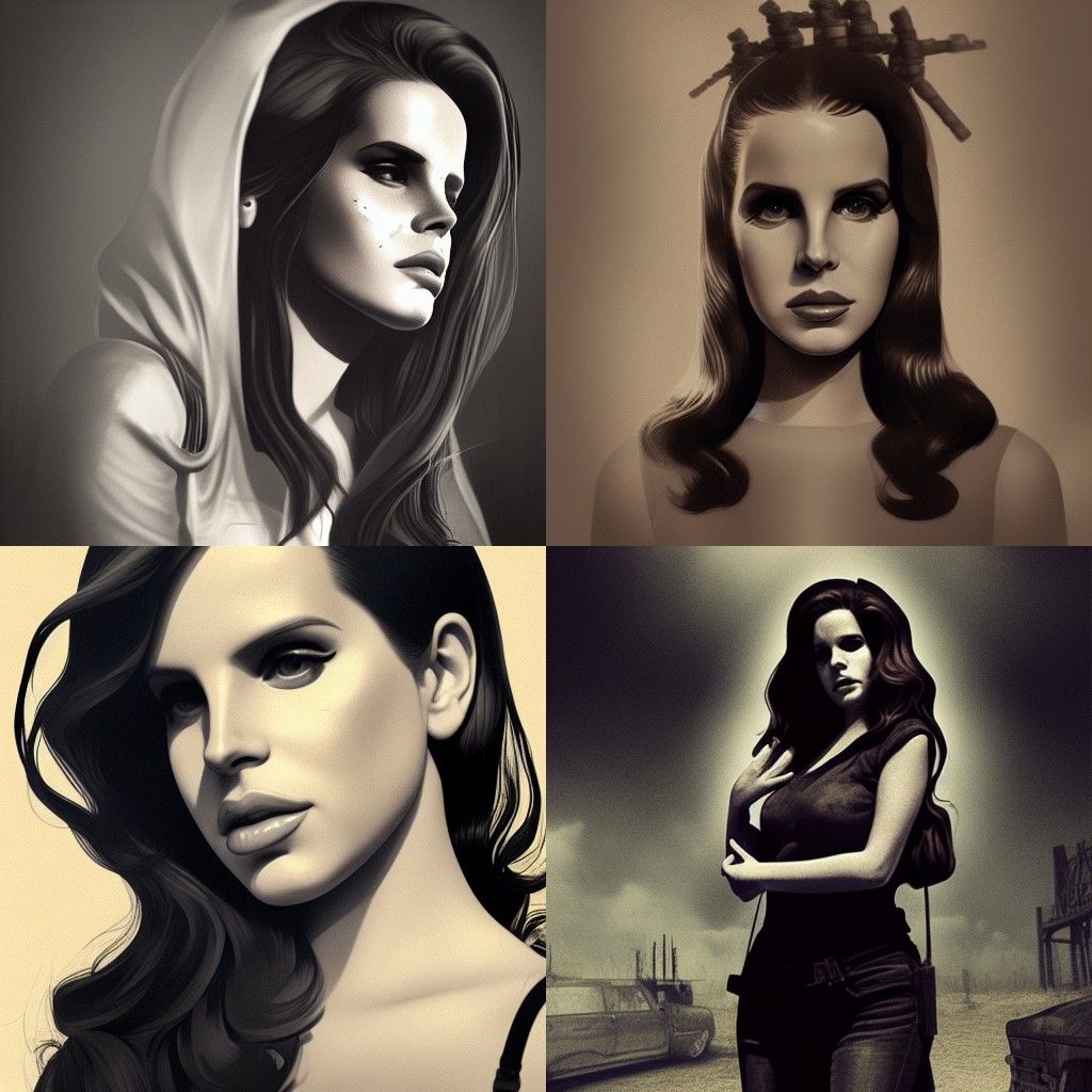 Lana Del Rey: Dark Academia Hyperrealism