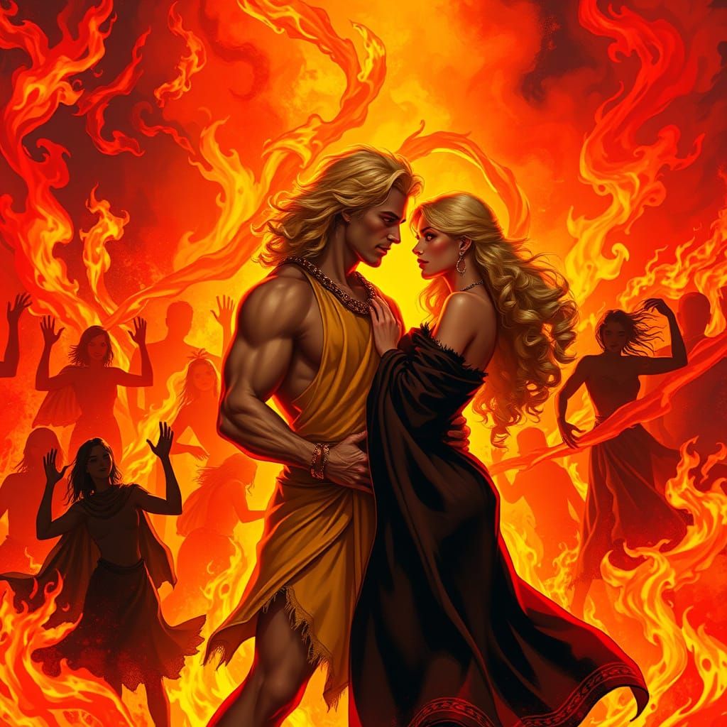 Epic Ruby Anniversary Celebration in Flames