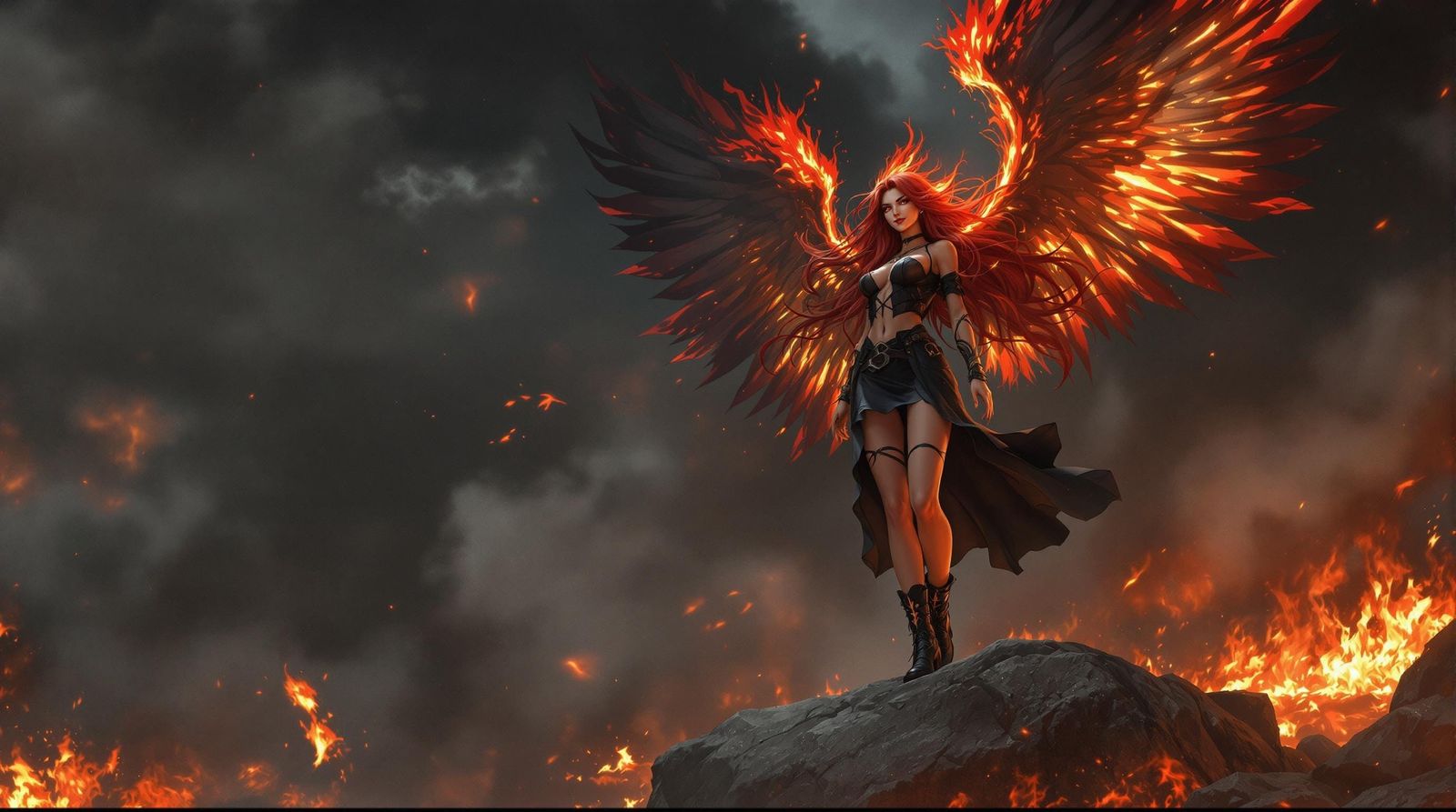 Fiery Angel of Apocalypse