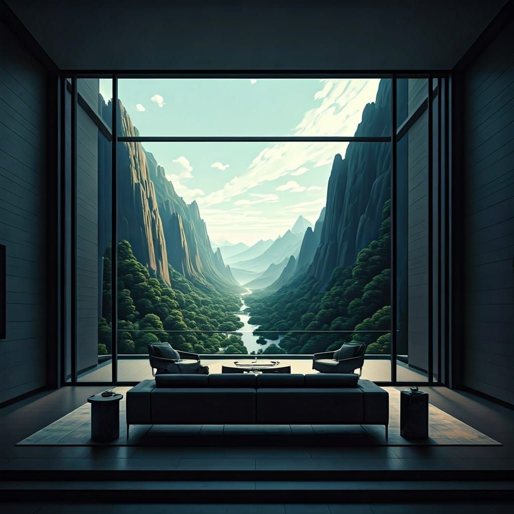 Ultramodern Cliff Dwelling with Breathtaking Valley View