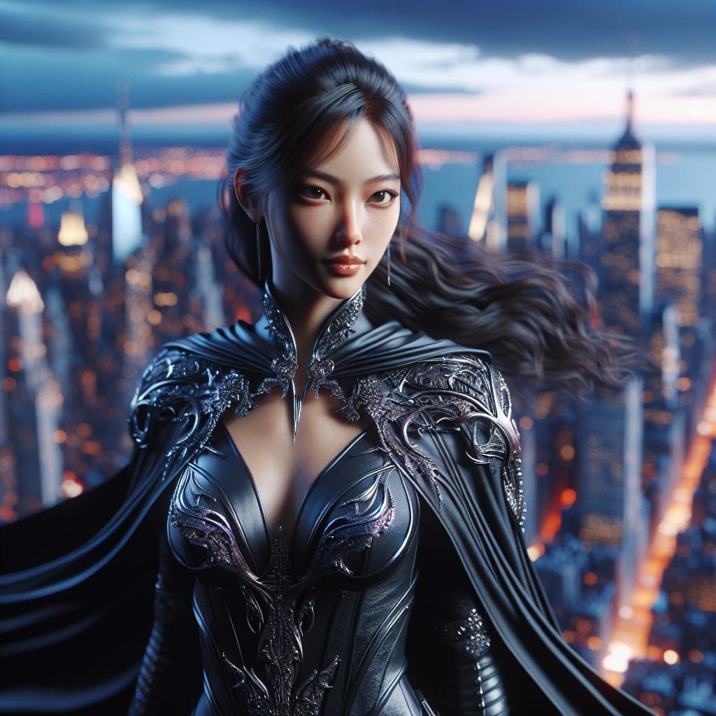 Japanese Superhero in New York City, Game Art