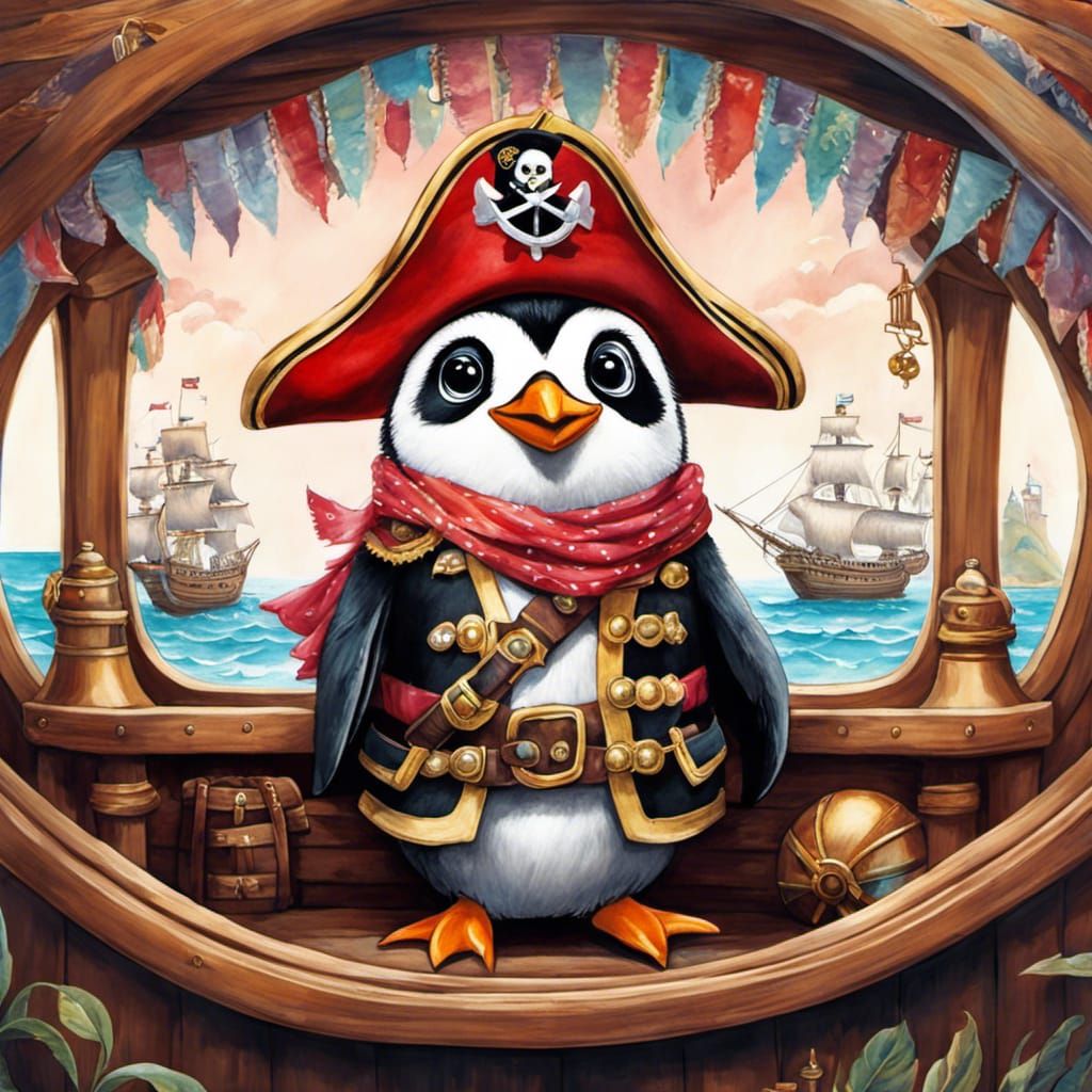 pirate penguin