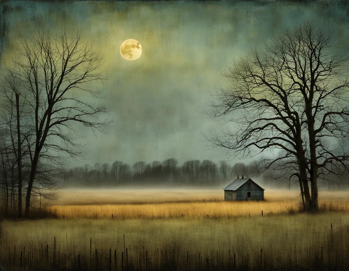 The Night's Serenity Unfolds into Dawn