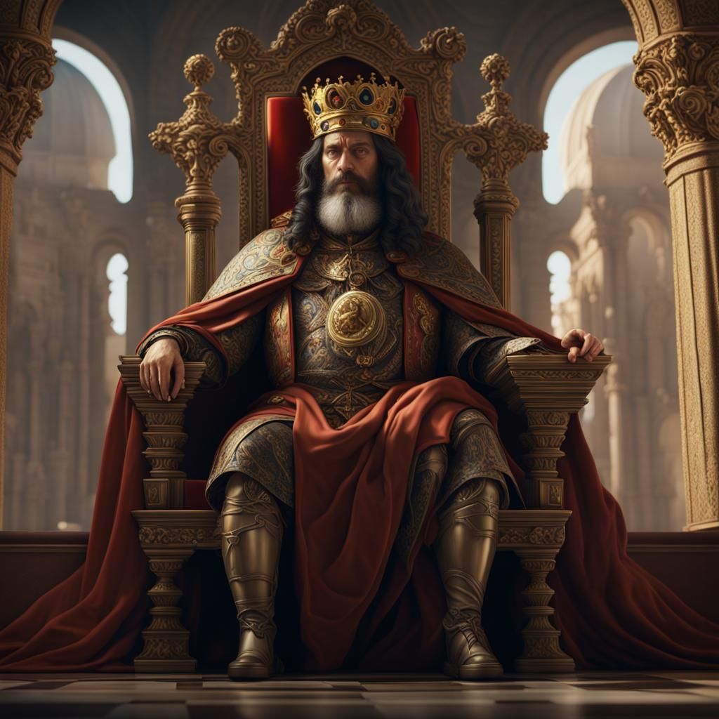 King Solomon: Photorealistic Octane Rendered Concept Art