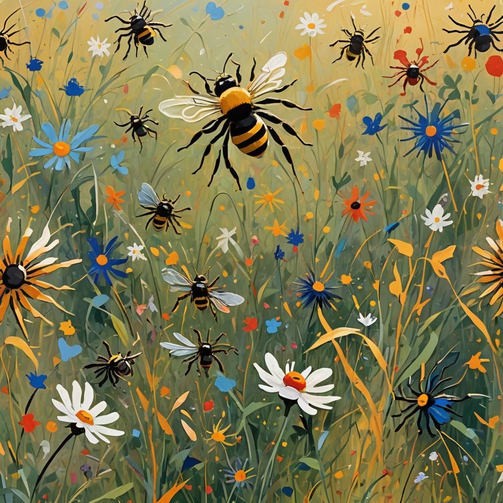 Bee and Spider Transform in Abstract Expressionism