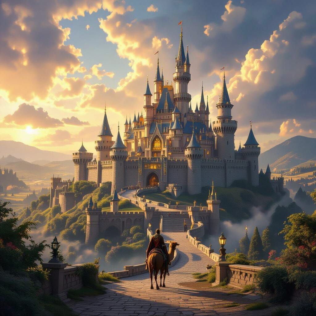 Epic Camelot Digital Matte Painting