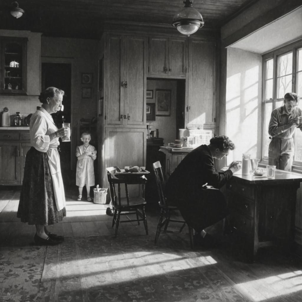 Heartwarming Family Portrait Inspired by Norman Rockwell