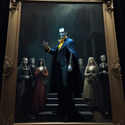 Vampire Lord's Farewell: An Expressionist Fantasy