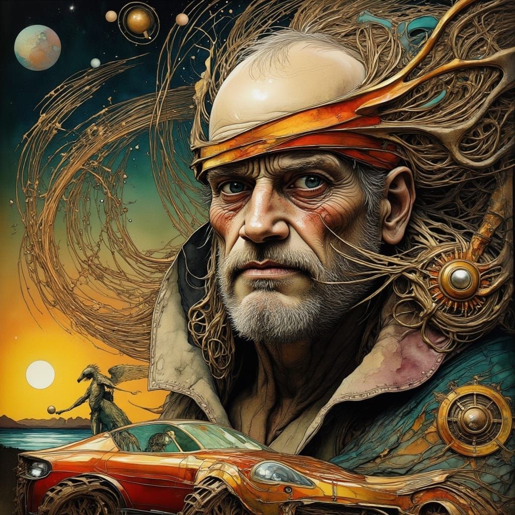 Eye Art in Surreal Abstract 3D Render