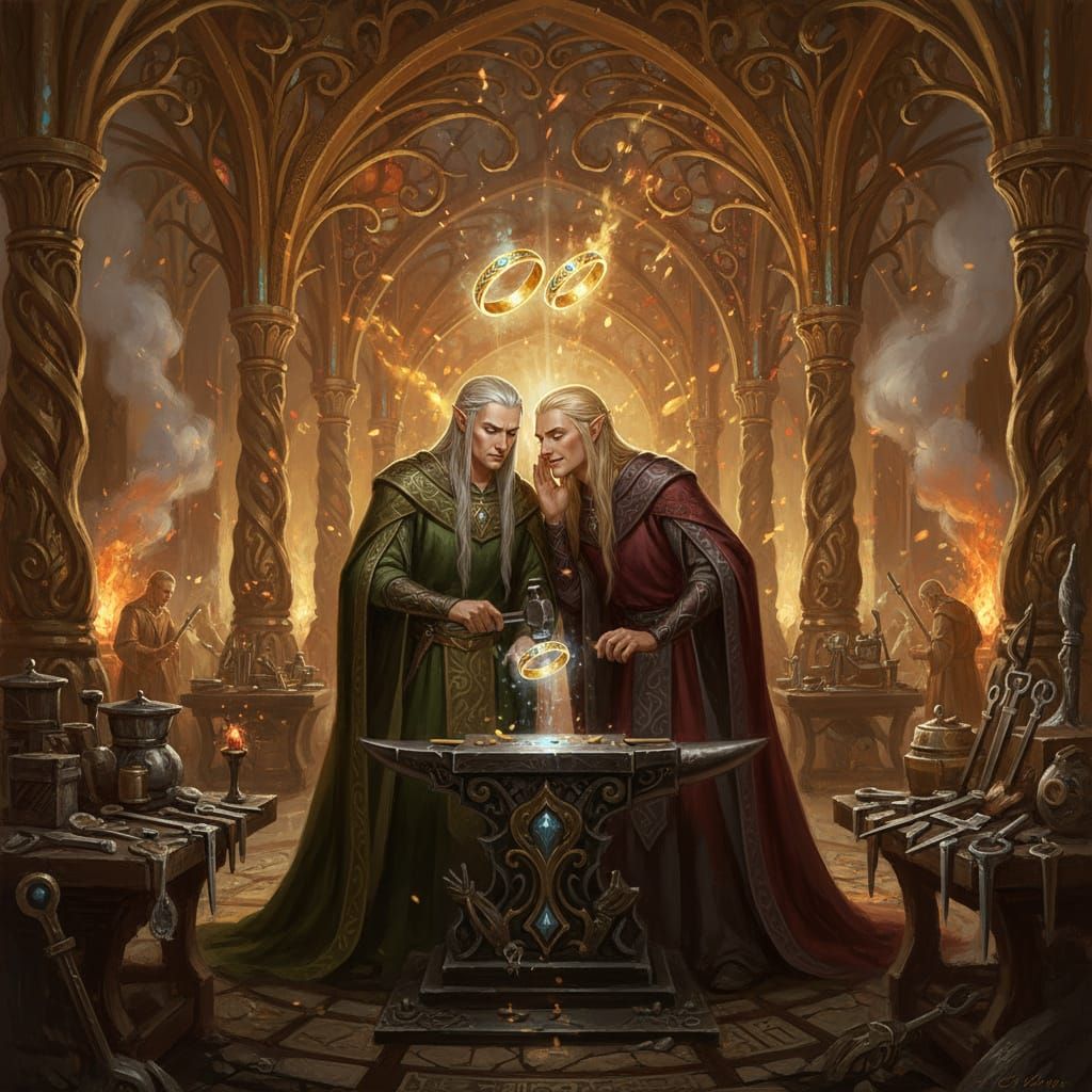 Elven Forge of Eregion: Rings of Power