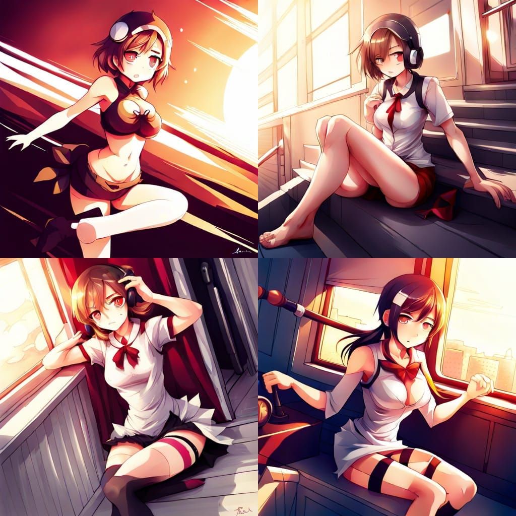 Anime Style Character Illustration